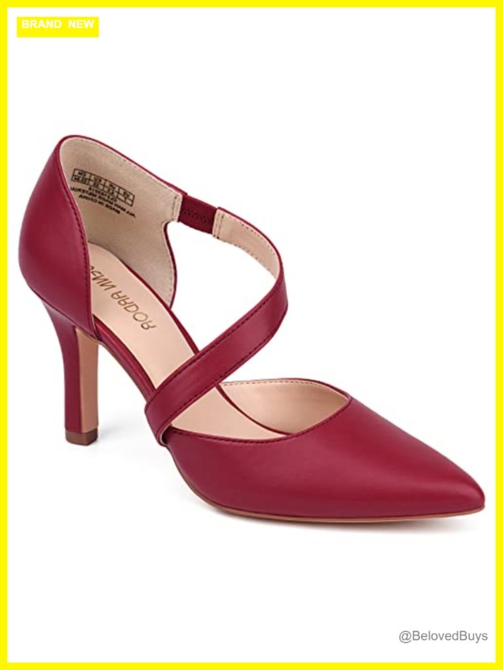 Women's 3 inch Stiletto Pumps Pointed Toe Ankle Strap Heels
